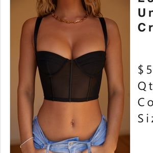 Mesh bustier top  from oh Polly